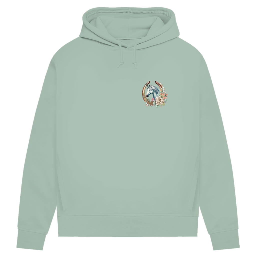 Leidenschaft für Pferde - Bio-Hoodie für Damen