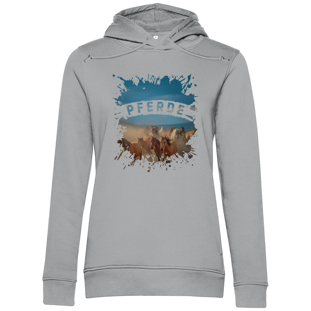 Pferdeliebe - Bio-Hoodie für Damen