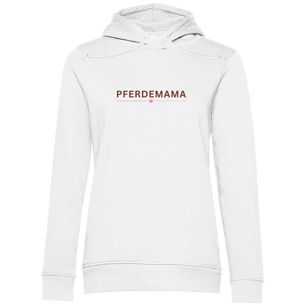 Pferdemama - Bio-Hoodie für Damen