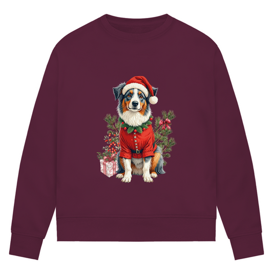 Frohe Weihnachten - Bio-Sweatshirt für Damen