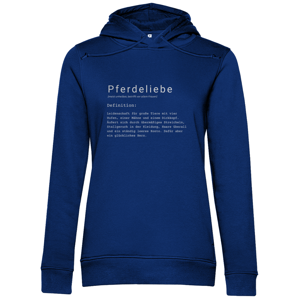 Pferdeliebe - Bio-Hoodie für Damen