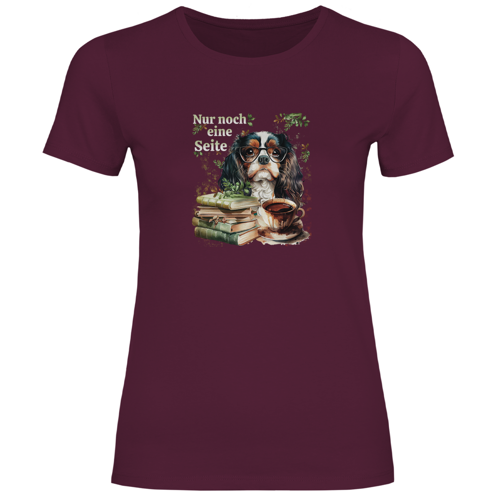 Bücherwurm - T-Shirt für Damen