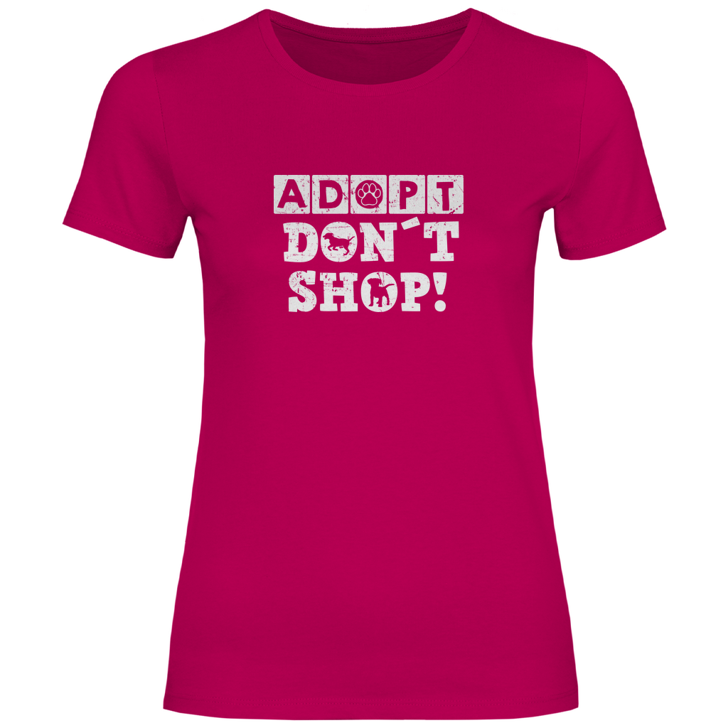 Adopt Don't Shop - T-Shirt für Damen
