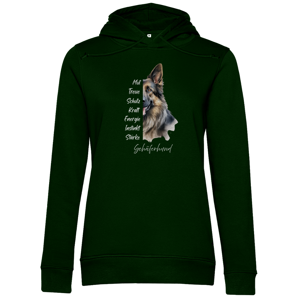 Schäferhund - Bio-Hoodie für Damen