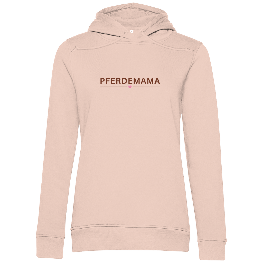 Pferdemama - Bio-Hoodie für Damen