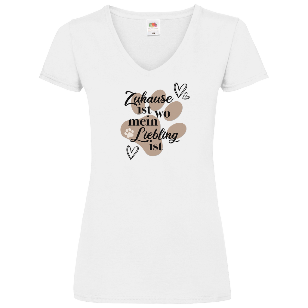 Liebling - V-Shirt für Damen