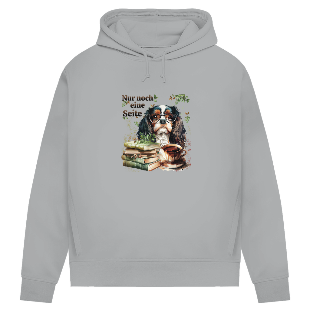 Bücherwurm - Bio-Hoodie für Damen