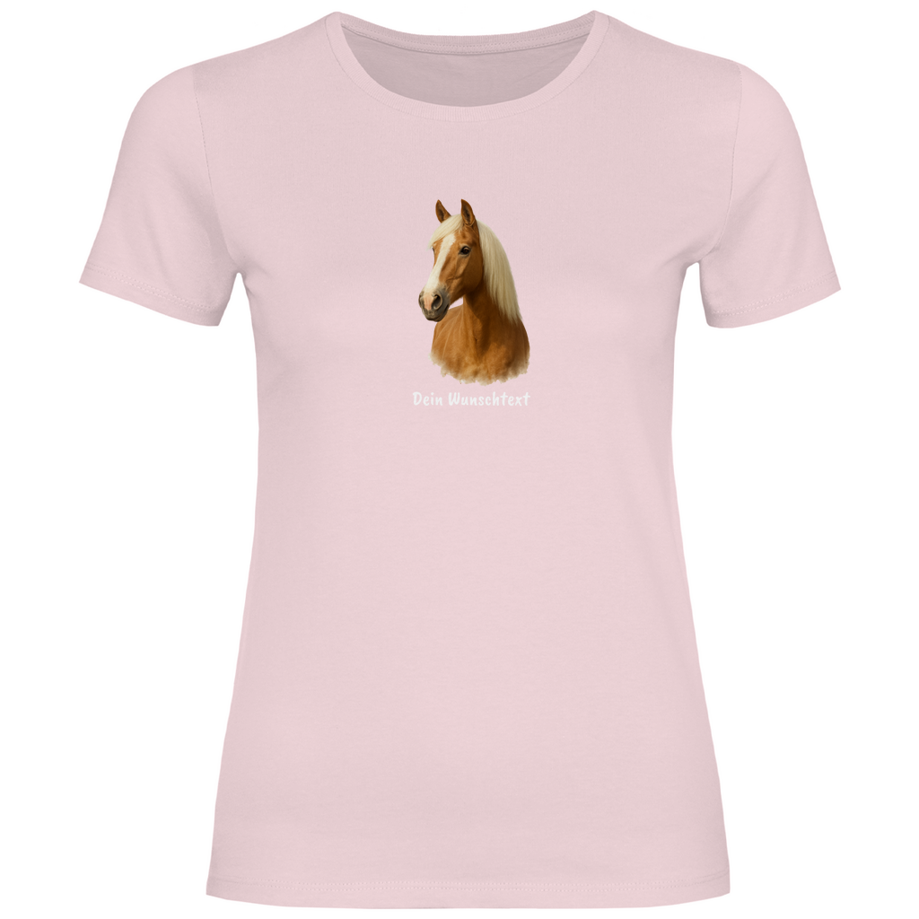 Reiterherz - T-Shirt für Damen- Dein Wunschtext