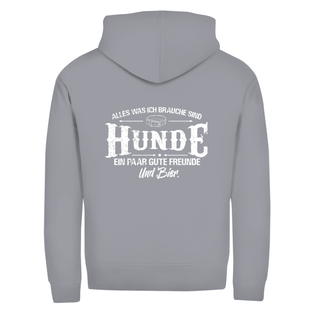 Bester Freund- Zipper-Hoodie Unisex | Rückendruck