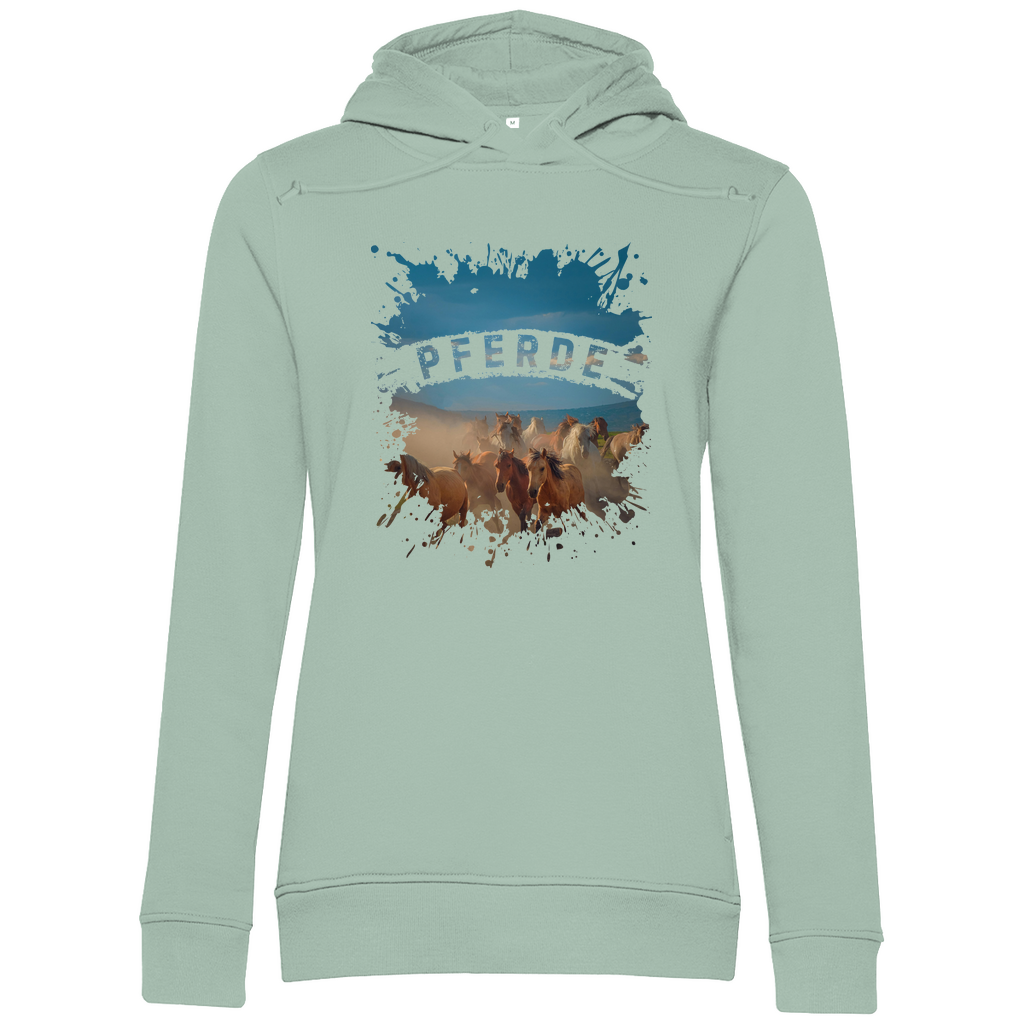 Pferdeliebe - Bio-Hoodie für Damen