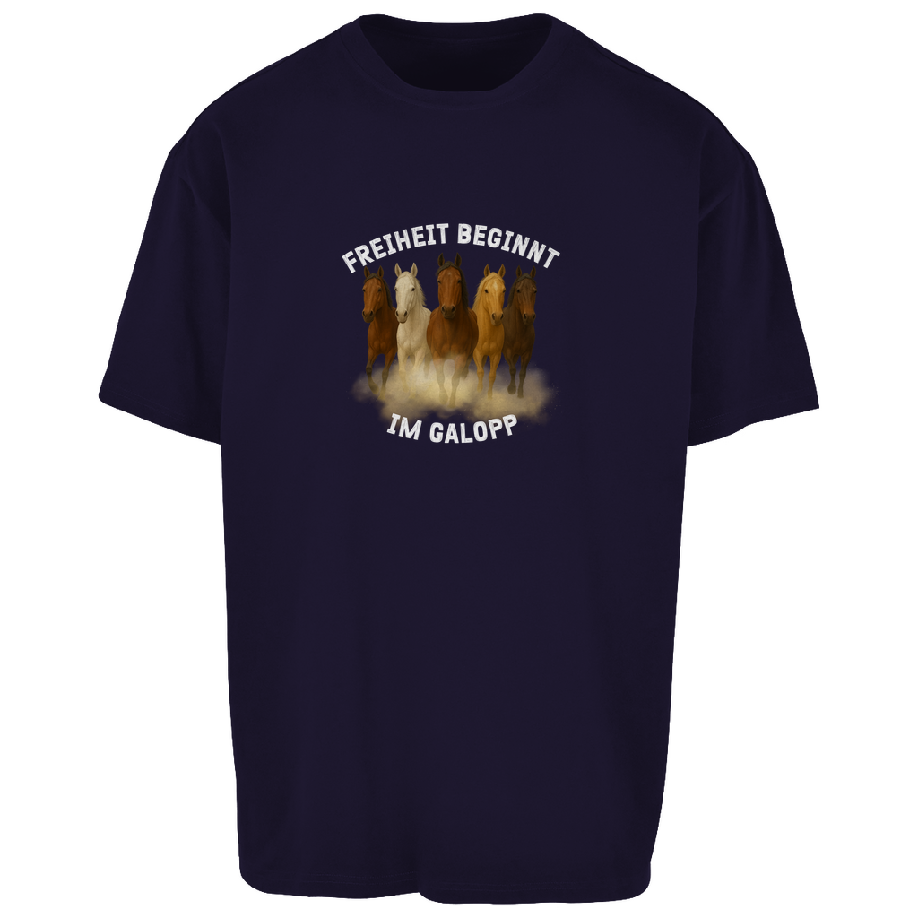 Galopp ist Freiheit - Oversize T-Shirt-Unisex