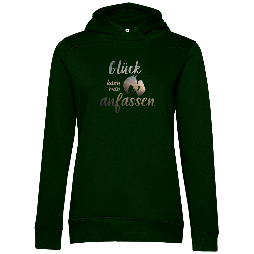 Glück - Bio-Hoodie für Damen