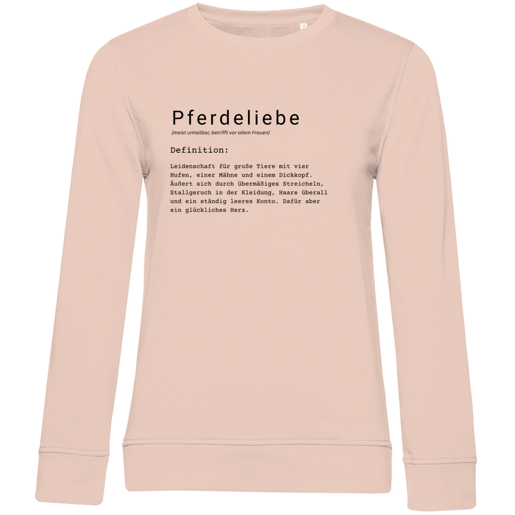 Pferdeliebe - Bio-Sweatshirt für Damen