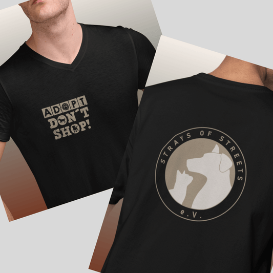 Rescue Emblem - V-Shirt für Herren | Strays of Streets | Beidseitig