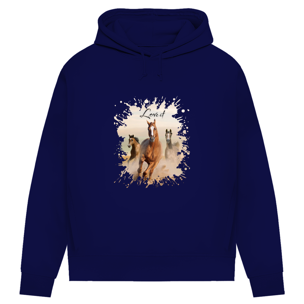 Pferdepower - Bio-Hoodie für Damen