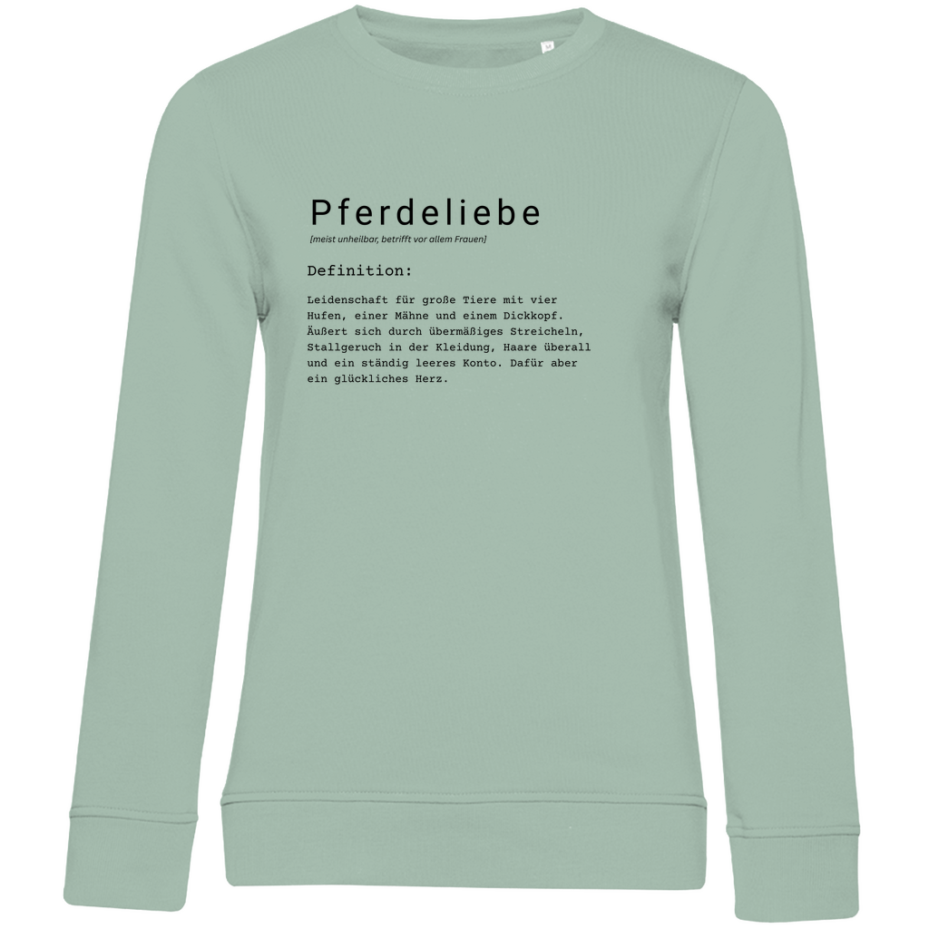 Pferdeliebe - Bio-Sweatshirt für Damen
