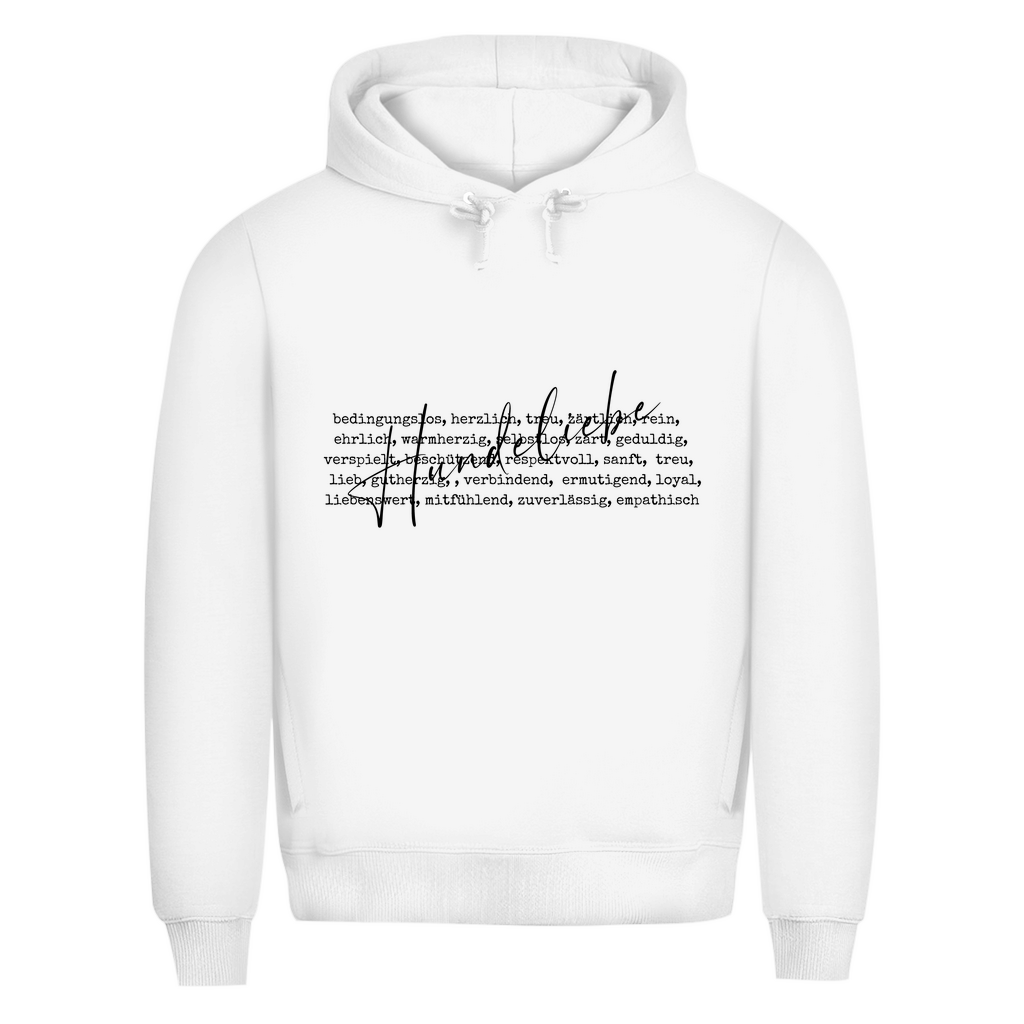 Hunde Liebe ist... - Bio-Hoodie für Herren