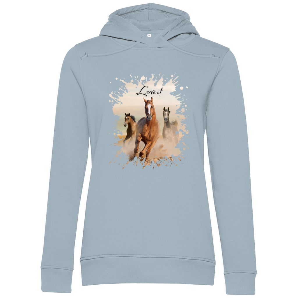 Pferdepower - Bio-Hoodie für Damen