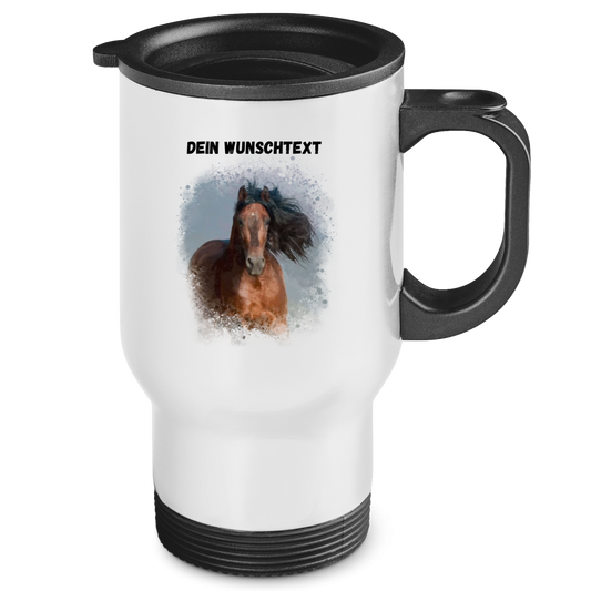 Edelstahl-Thermobecher Dein Foto & Dein Text
