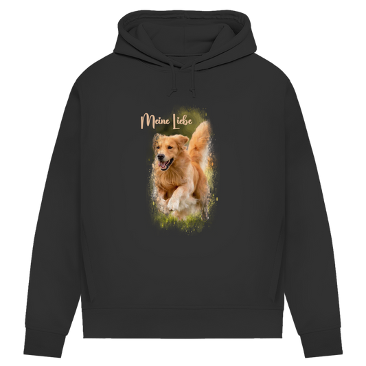 Dein Foto & Dein Text - Bio-Hoodie für Damen