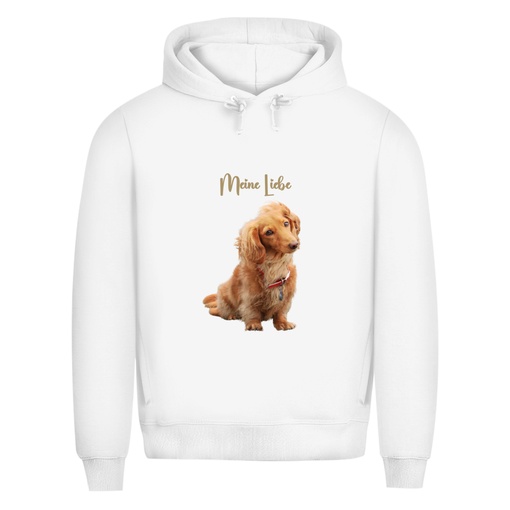 Personalisierter Herren Hoodie mit Hundemotiv | Hintergrund wird entfernt