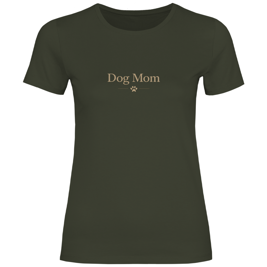 Dog Mom- T-Shirt für Damen