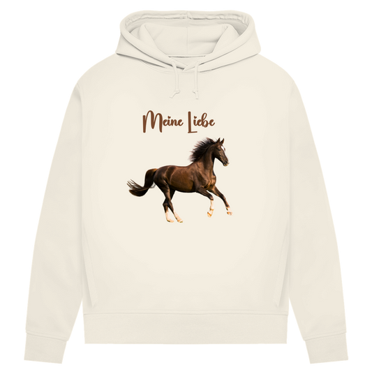 Personalisierter Pferde Hoodie für Damen mit Foto – Hintergrund wird entfernt