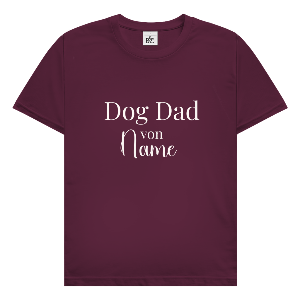 Personalisiertes Dog Dad T-Shirt für Herren