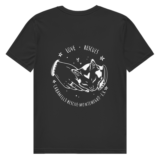 Love Rescues - T-Shirt für Herren | Caramelli | Beidseitig