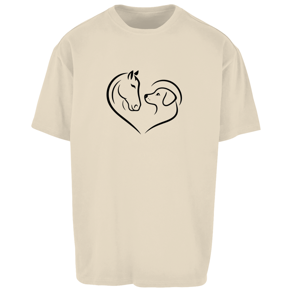Herzensfreunde - Oversize T-Shirt-Unisex