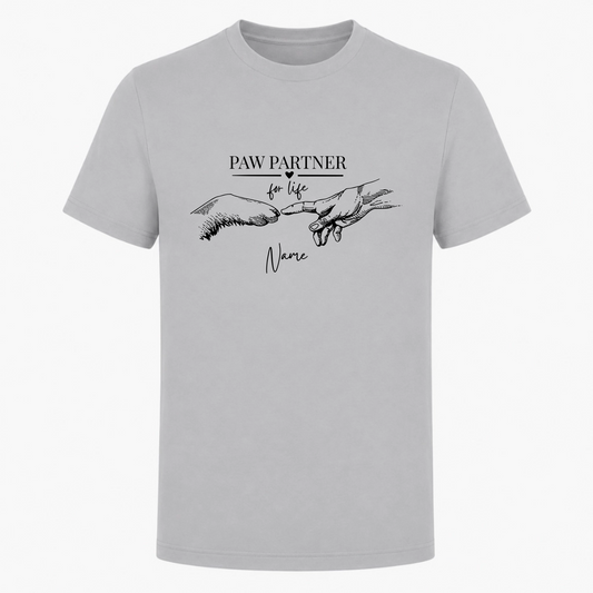 Paw Partner - T-Shirt für Herren-Dein Wunschtext