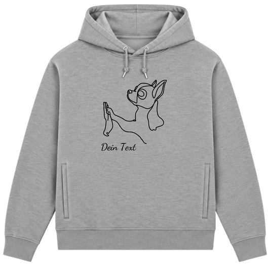 Chihuahua Team - Bio-Hoodie für Herren-Dein Wunschtext