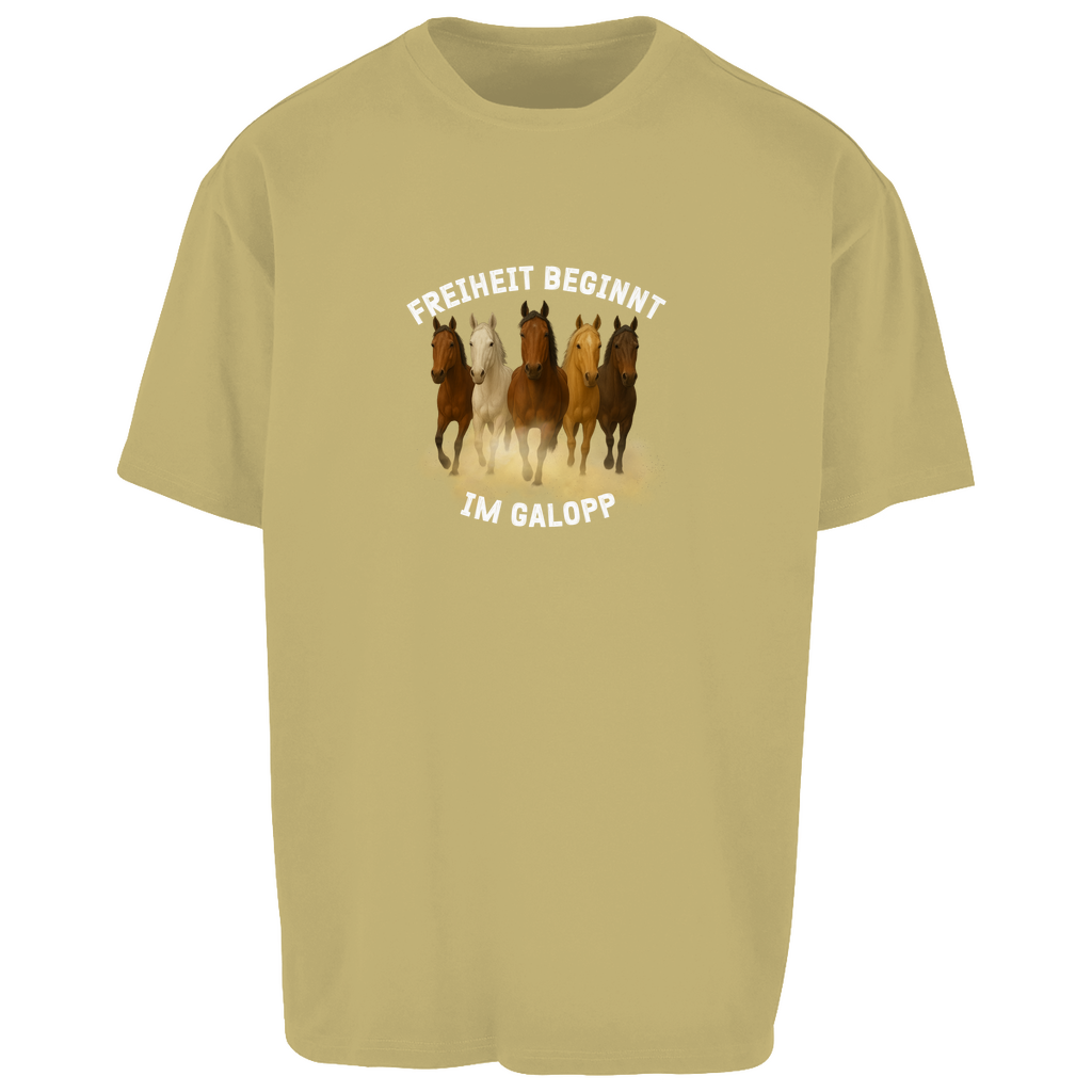 Galopp ist Freiheit - Oversize T-Shirt-Unisex