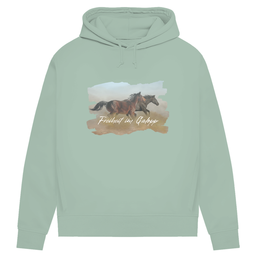 Freiheit im Galopp - Bio-Hoodie für Damen