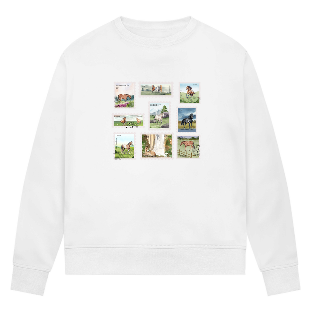 Pferdepost - Bio-Sweatshirt für Damen