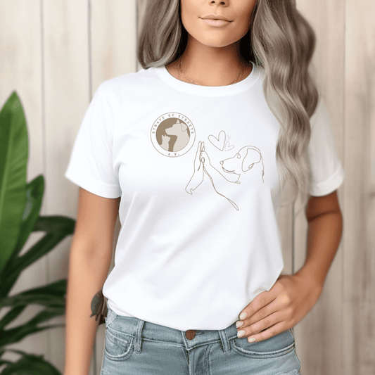 Line Art - T-Shirt für Frauen | Strays of Streets