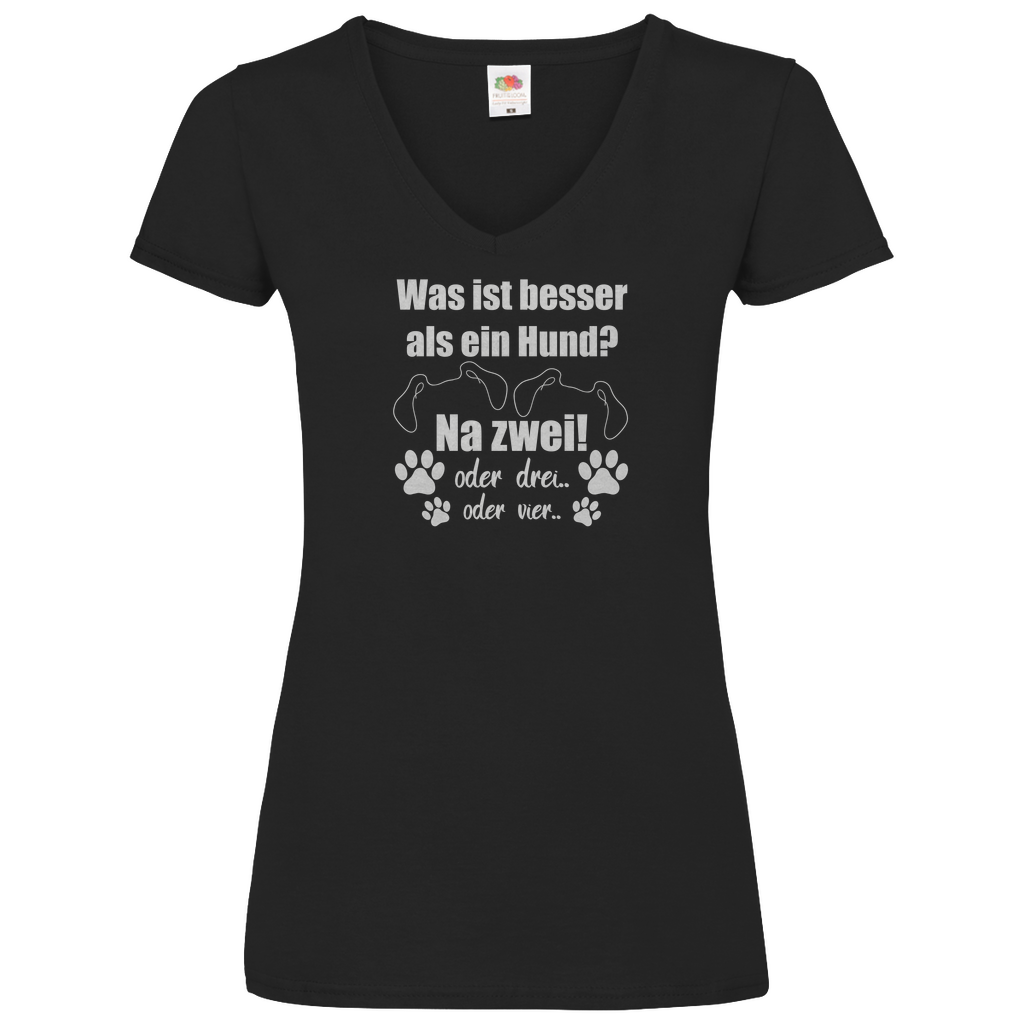 Je Mehr Desto Besser - V-Shirt für Damen