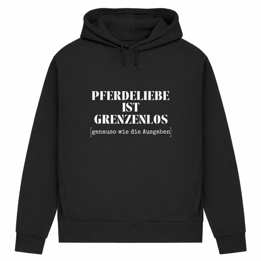 Ohne Pferd– Hoodie aus Bio-Baumwolle für Damen