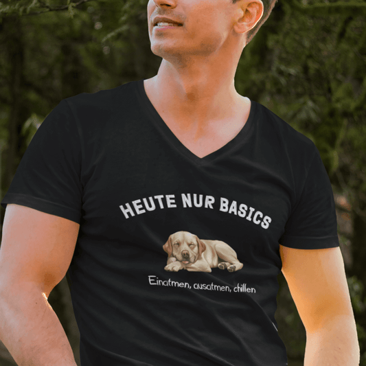 Basic - V-Shirt für Herren