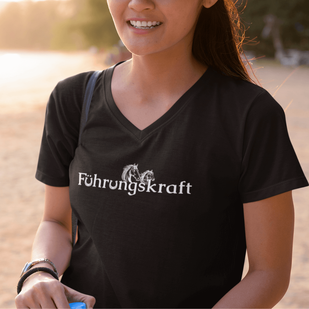 Führungskraft - V-Shirt für Damen