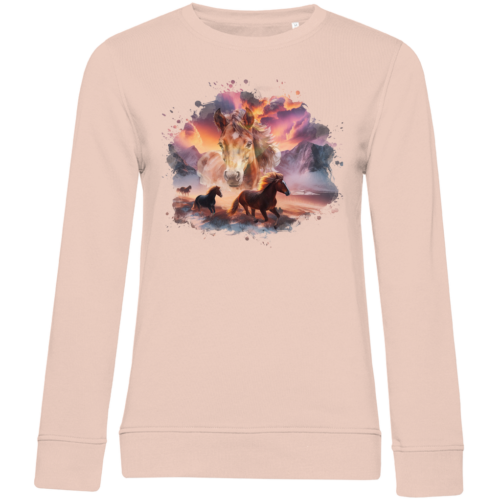Magie der Pferde - Bio-Sweatshirt für Damen