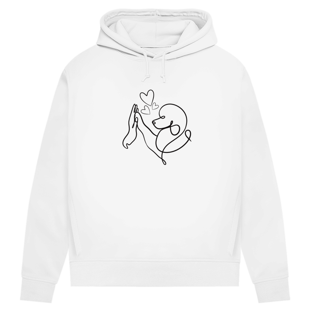 Pudelliebe - Bio-Hoodie für Damen
