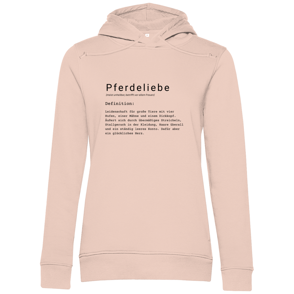 Pferdeliebe - Bio-Hoodie für Damen
