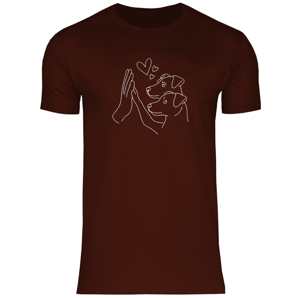Herren T-Shirt Doppeltes Glück