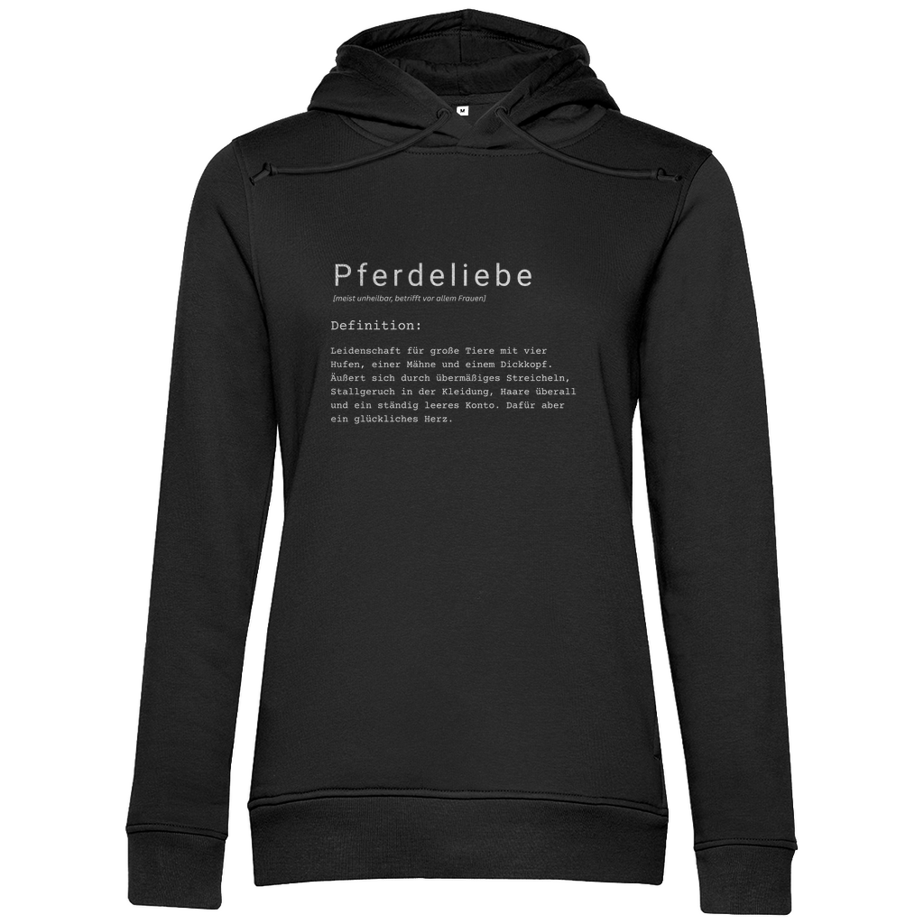 Pferdeliebe - Bio-Hoodie für Damen