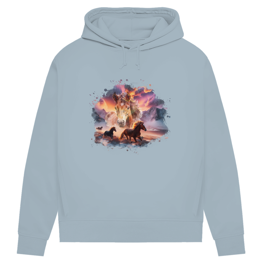 Magie der Pferde - Bio-Hoodie für Damen
