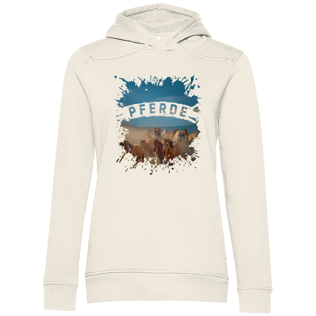 Pferdeliebe - Bio-Hoodie für Damen