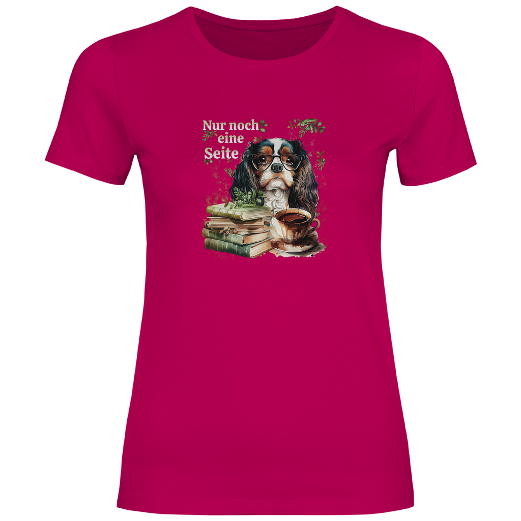 Bücherwurm - T-Shirt für Damen