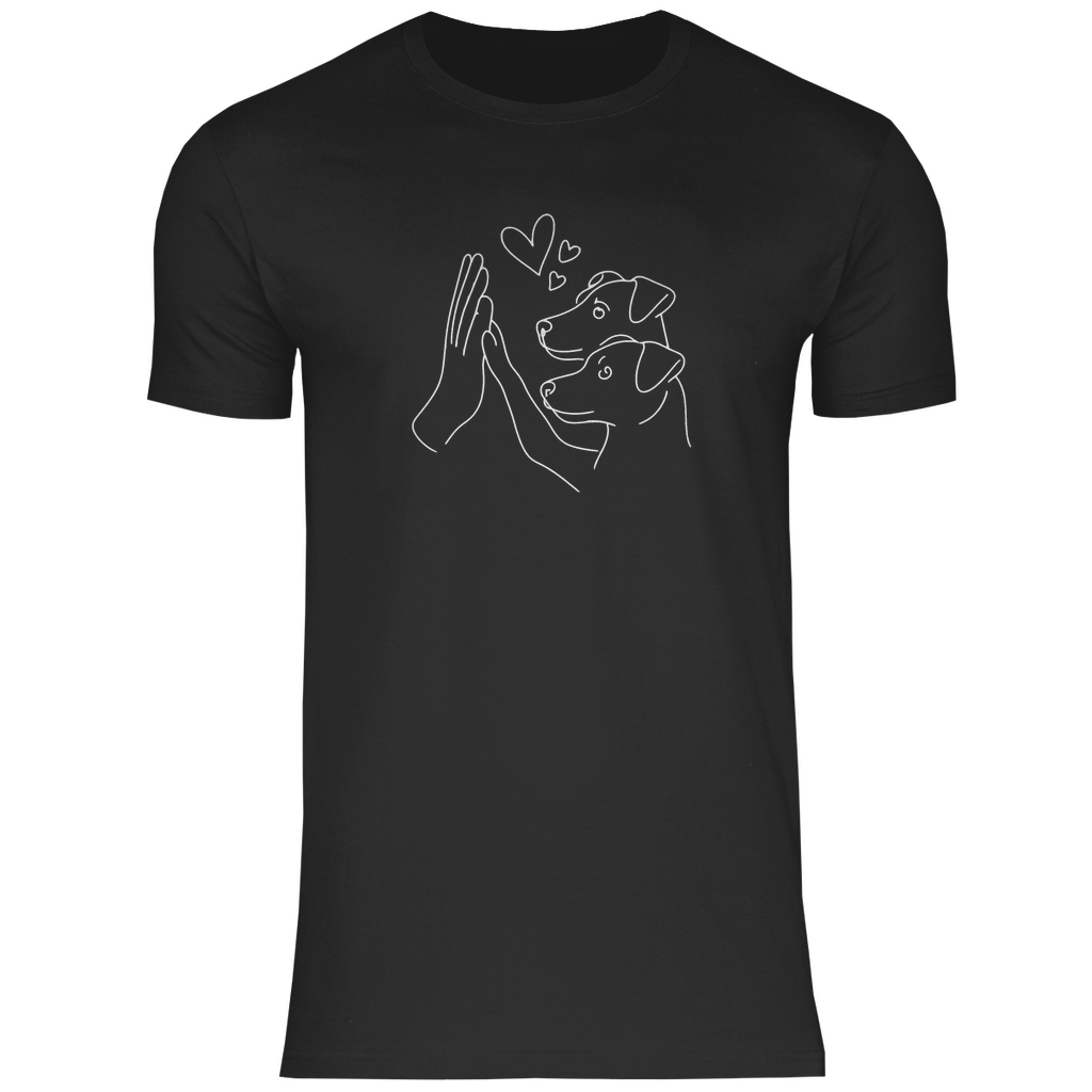Herren T-Shirt Doppeltes Glück
