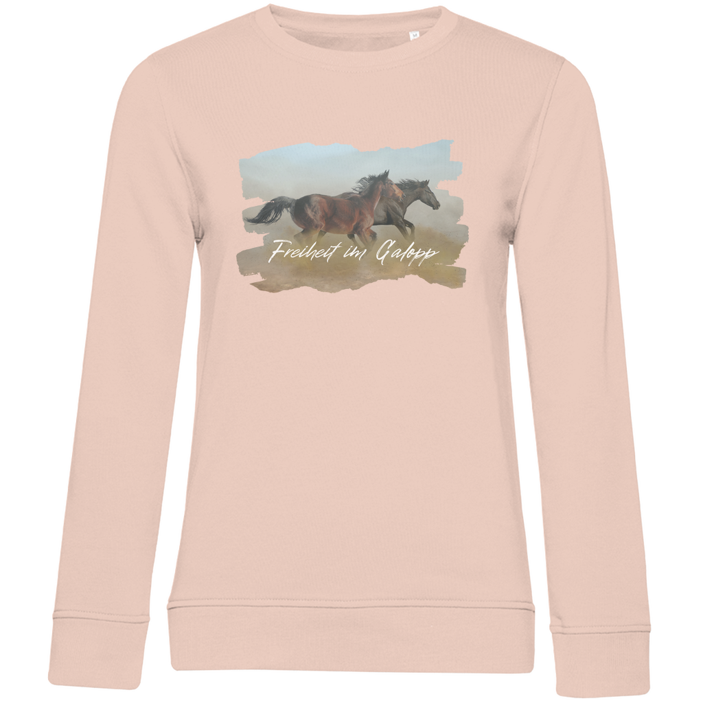 Freiheit im Galopp - Bio-Sweatshirt für Damen